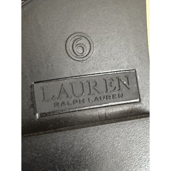 Lauren Ralph Lauren Women's Tally Short Rubber Rain Boot Ankle Black Size 6 LRL - Picture 8 of 10